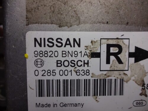 Airbag Centralita Nissan Almera 98820BN91A 98820 BN91A 0285001638