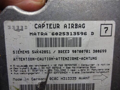 Unidad de control RENAULT ESPACE 6025313596D 6025313596 D 5WK42851
