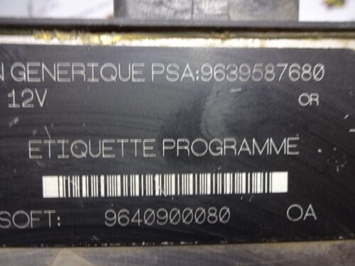 Centralita del motor Peugeot Citroen 9639587680 9640900080 R04080022E