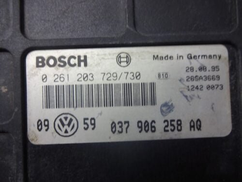 Centralita del motor VW AUDI 037906258AQ 0261203729/730 0261203730