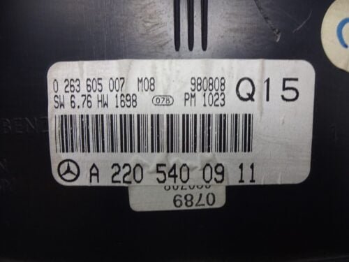 Cuadro de instrumentos Mercedes W220 S500 S430 A2205400911 0263605007