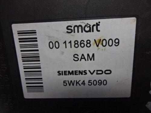 Caja de fusibles Smart Fortwo 0011868V009 SAM 5WK45090