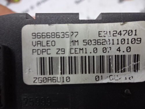 Botonera Mando Elevalunas PEUGEOT 607 9666863977 503620110109