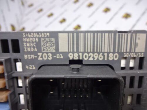 BSM Caja de fusibles Citroen Peugeot 9810296180 BSM-Z03-01