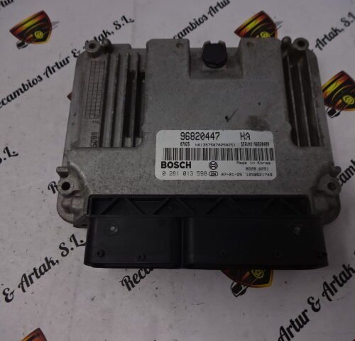 Centralita del motor Chevrolet 0281013598 96820447 HA 96820447HA