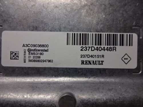 Centralita del motor SMART FORTWO 237D40448R 237D40151R