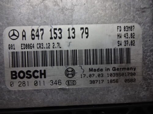 Centralita del motor Mercedes-Benz E W211 A6471531379 0281011346