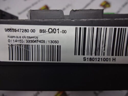 Caja de fusibles Citroen Peugeot S180121001H 9665547280 00 BSI-Q01 966554728000 S180121001 H
