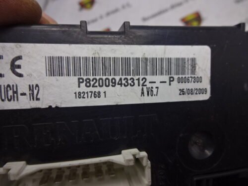 Modulo de control UCH-N2 Renault Opel Nissan P8200943312P P8200943312-P