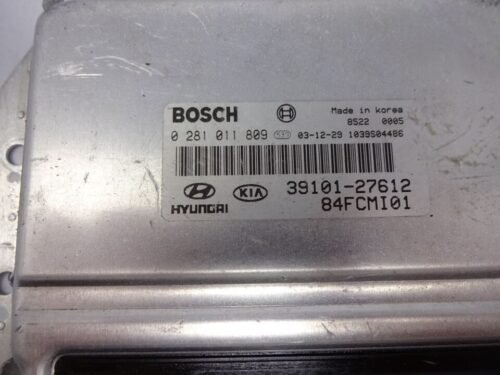 Centralita del motor HYUNDAI MATRIX 0281011809 39101-27612 3910127612