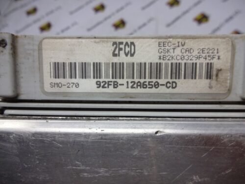Centralita del motor Ford Escort 92FB-12A650-CD 92FB12A650CD SMO-270