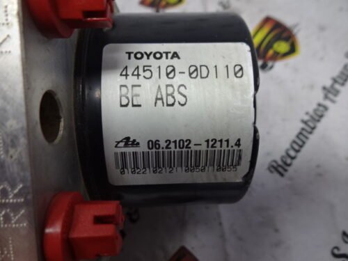 ABS Toyota Yaris 445100D110 44510-0D110 895410D060 89541-0D060 06210212114
