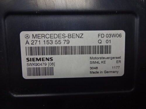 Centralita del motor Mercedes C W203 A2711535579 A 271 153 55 79 Q 01 5WK90479 [08]