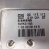 Centralita del motor ECU Opel 09115113 5WK9155