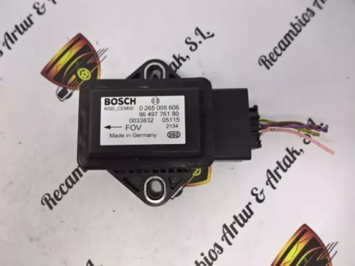 ESP Sensor de guiñada Citroën C4 Peugeot 0265005606 9649776180 KISO-CEMOO