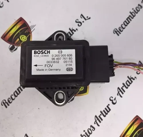 ESP Sensor de guiñada Citroën C4 Peugeot 0265005606 9649776180 KISO-CEMOO