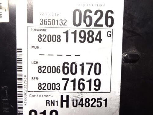 Módulo UCH Renault P8200660170 X81 2N3 8200811984 8200660170 8200371619