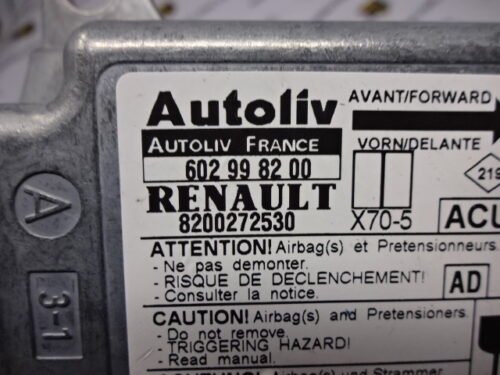 Unidad de control RENAULT MASTER 8200272530 8200272530AD 602998200