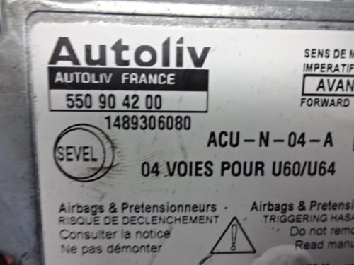 Unidad de control PEUGEOT CITROEN FIAT 1489306080 550904200 1489306080AO 