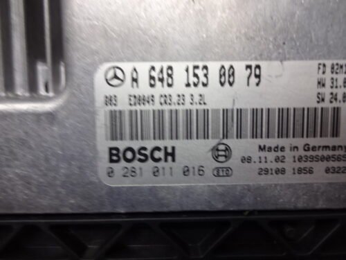 Centralita de motor MERCEDES S W220 A 648 153 00 79 A6481530079 0281011016 Bosch