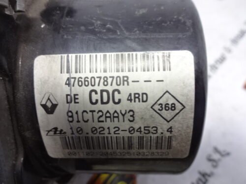 ABS Renault 476607870R 81CT2AAY3 10021204534 10096114553