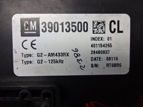 Caja de fusibles Opel Meriva 39013500 CL  39013500CL 401154265