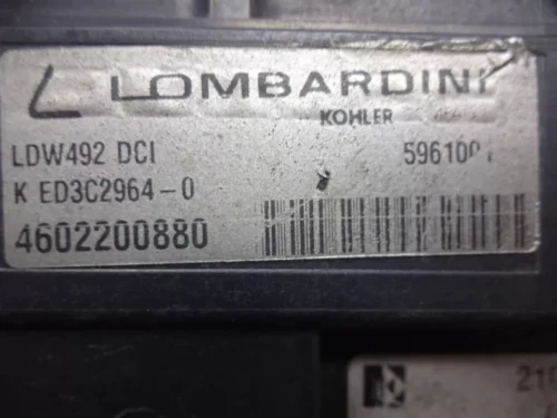 Unidad de control LOMBARDINI 2195001002 4602200880 ED3C2964-0 LDW492 DCI