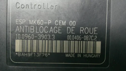 ABS Peugeot Citroen 9665370880 10020603594 10096039033K 000406087C2