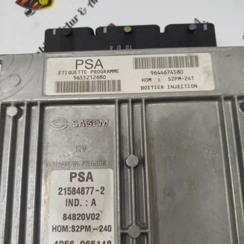 Centralita del motor Citroen C5 1.8 9655212680 9644674580 HOM S2PM-240