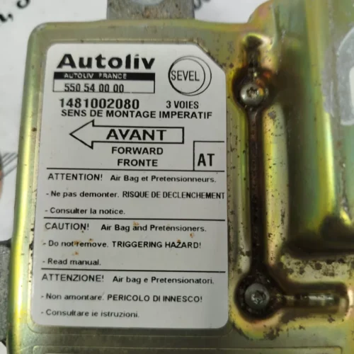 Unidad de control Fiat Scudo Peugeot Expert 1481002080 550540000