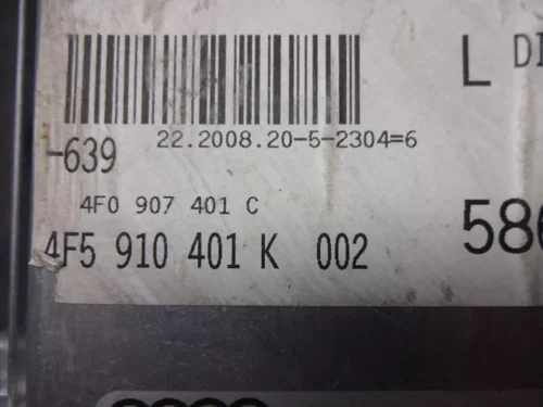 Centralita del motor Audi A6 0281014382 4F5910401K 4F0907401C