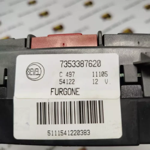 Interruptor de emergencia Fiat Ducato Citroen Jumper Peugeot 7353387620 C497