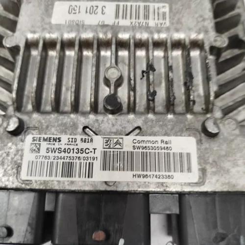 Centralita del motor Peugeot 5WS40135C-T 5WS40135CT 9647423380 9653059480