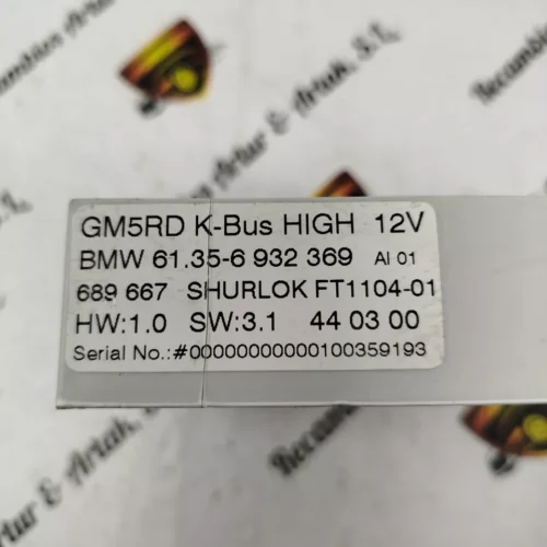 Unidad de control BMW 61356932369 61.35-6932369