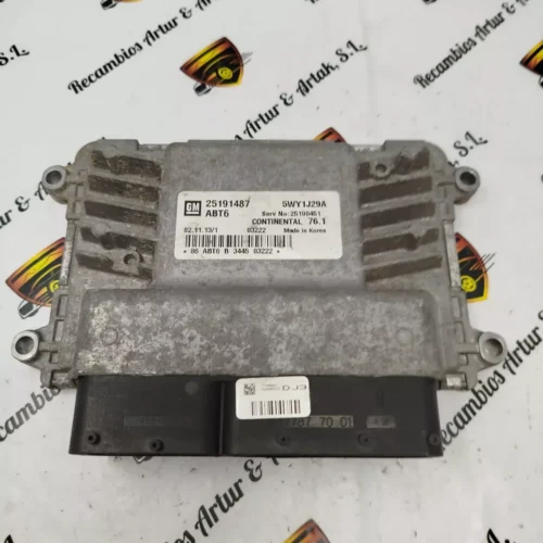 Centralita del motor CHEVROLET CRUZE 25191487 5WY1J29A