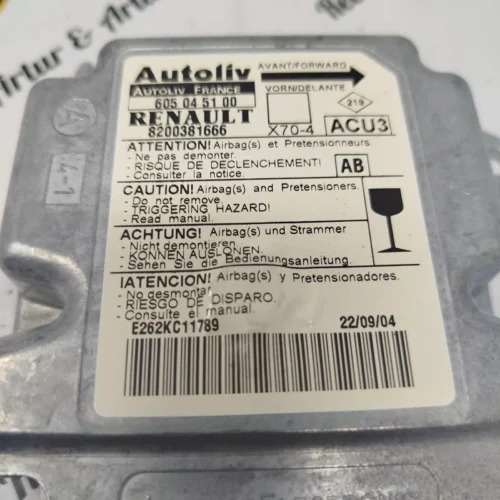 Unidad de control RENAULT MASTER 8200381666 AB 8200381666AB 605045100