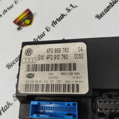 Unidad de control AUDI 4F0959760 4F0910760