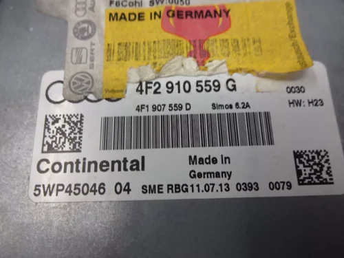 Centralita del motor AUDI A6 4F2910559G 4F1907559D 4F1910559RX 5WP45046