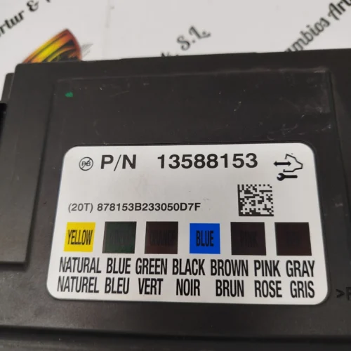 MÓDULO CONTROL CONFORT OPEL 13588153