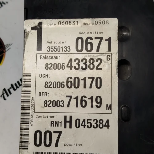 Módulo UCH Renault P8200660170 X81 2N3 8200643382 8200660170 8200371619