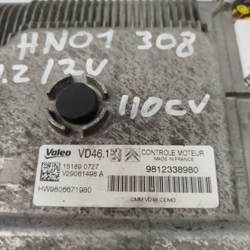 Centralita del motor Citroen Peugeot 9812338980 9806671980