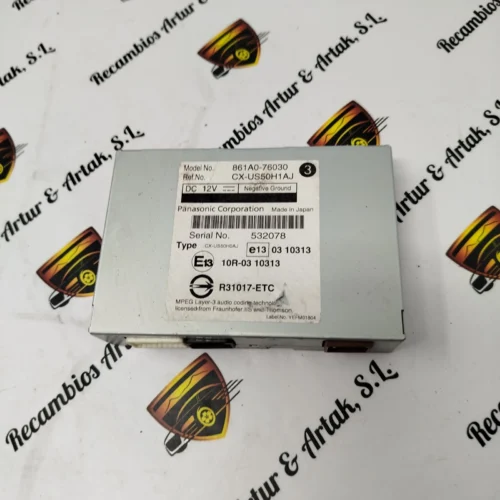 Unidad de control NAVEGACION Lexus CT 200h 2011 861A076030 861A0-76030 CX-US50H1AJ
