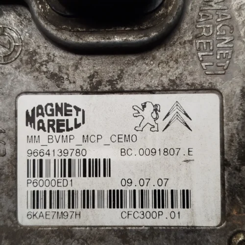 Modulo de control de transmisión CITROEN Peugeot 9664139780 BC.0091807.E