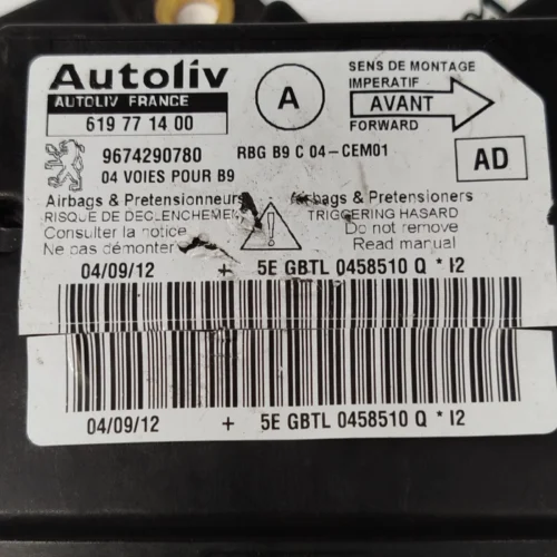Unidad de control PEUGEOT PARTNER CITROEN BERLINGO 9674290780 619771400