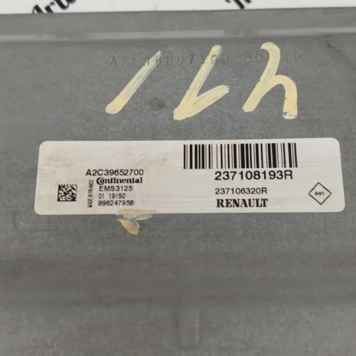 Centralita del motor Renault Dacia A2C39652700 237108193R 237106320R