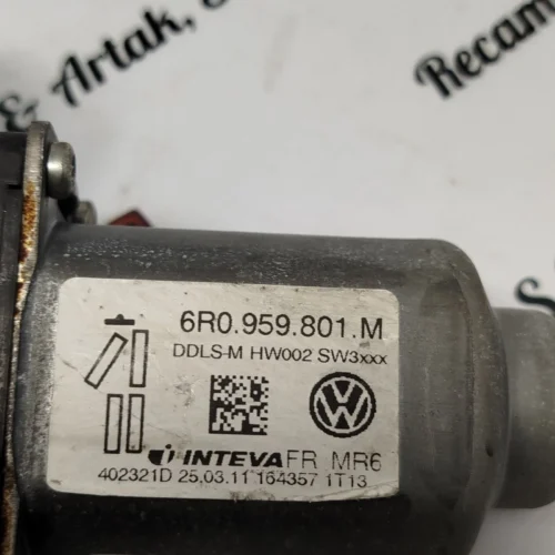MOTOR ELEVALUNAS DELANTERO IZQUIERDO SKODA FABIA VW 6R0959801M 6R0.959.801.M