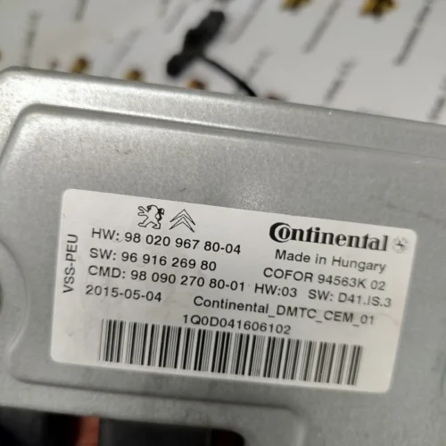 Unidad de control CITROEN 9802096780-04 9691626980 9809027080-01 9801739380-02