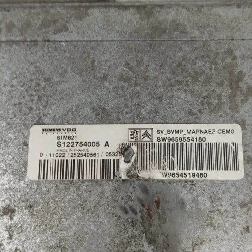 Modulo de control Citroen 9654519480 9659554180 S122754005A S122754005 A