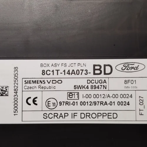 Caja de fusibles Ford Transit 8C1T-14A073-BD 8C1T14A073BD 5WK48947N