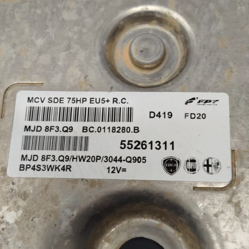 Centralita del motor PEUGEOT CITROEN FIAT 55261311 MJD8F3.Q9
